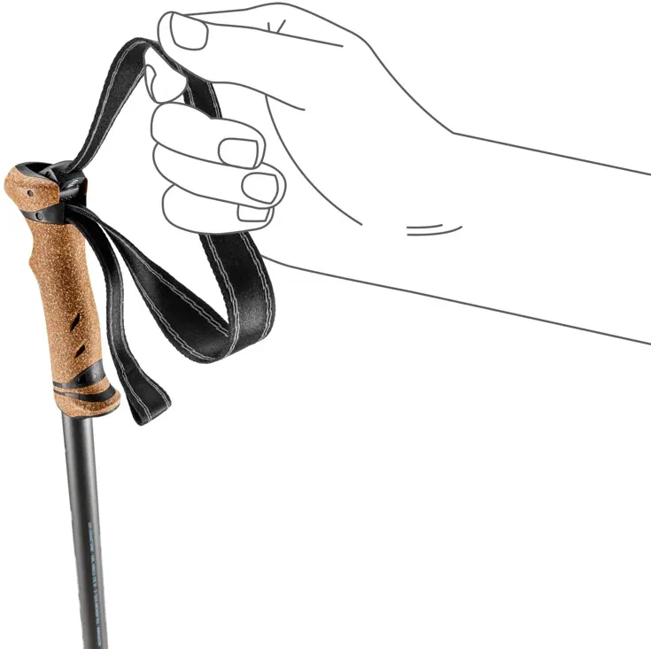 Legacy trekkingstok met ergonomische grip
