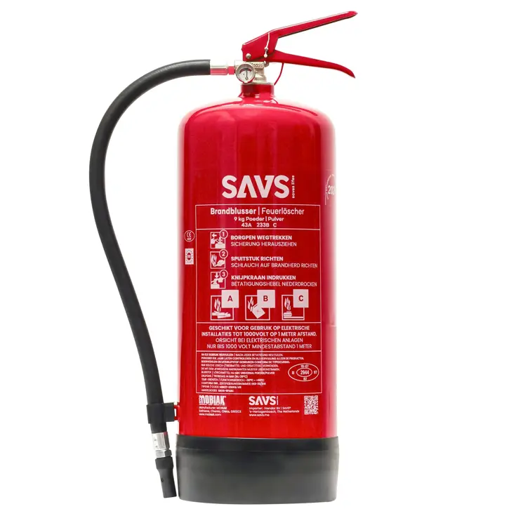 Brandblusser poeder 9 kg