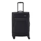 Travelite Chios 4 Wiel Trolley M black Zwart