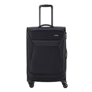 Travelite Chios 4 Wiel Trolley M black Zwart