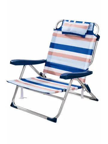 Opvouwbare strandstoel verstelbaar
