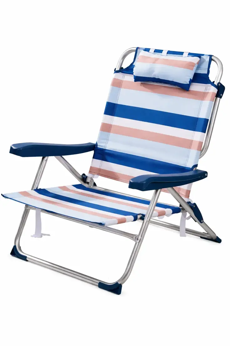 Opvouwbare strandstoel verstelbaar