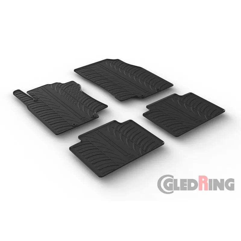 Gledring Nissan X-Trail 2014-2020  Rubbermatten  Zwart main product image