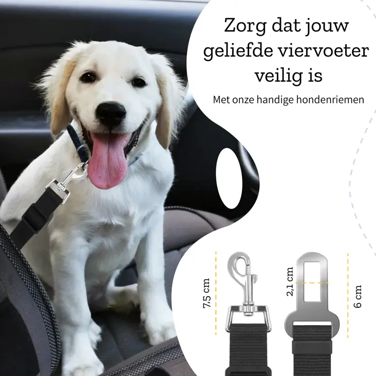 Hondendeken Auto Waterdicht -Hondenmand Achterbank