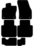 Rubber Matten Volkswagen Tiguan (2016-2024)