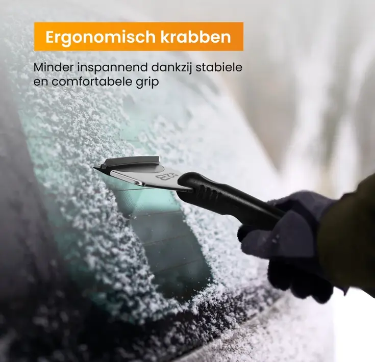 Stevige IJskrabber auto - Extra breed
