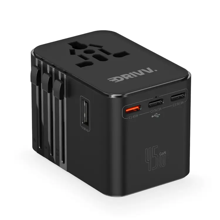 Universele Wereldstekker USB C - 45W