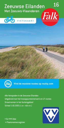 Fietskaart VVV 16 Zeeuwse Eilanden
