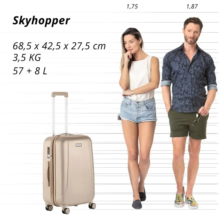 CarryOn Skyhopper koffer / 57 L
