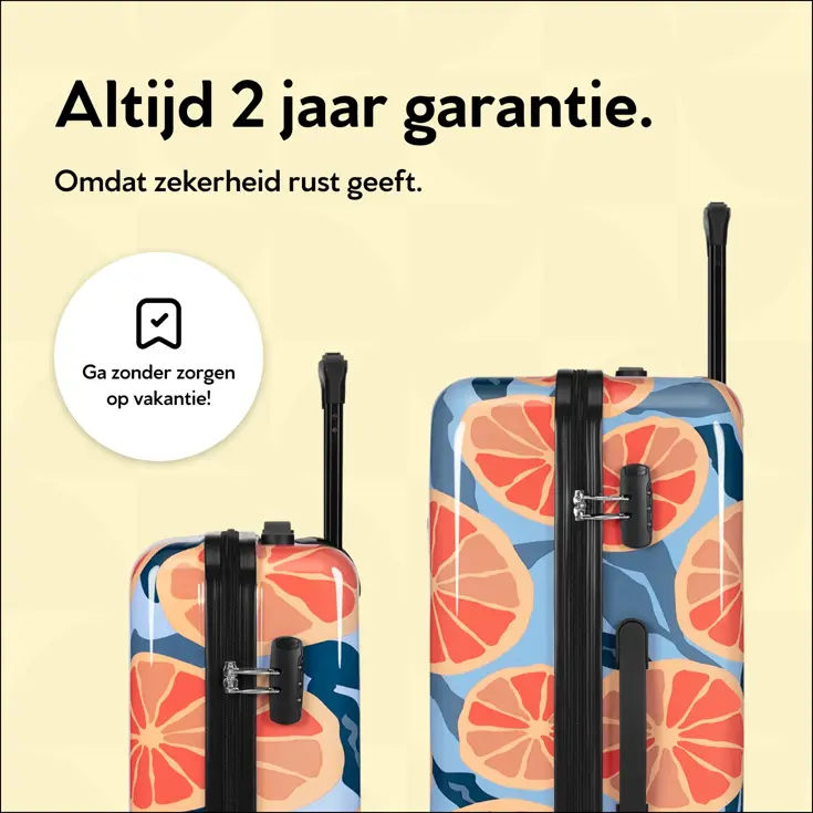 Handbagage Koffer met print - 55cm