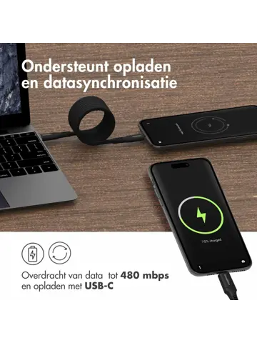Magnetische kabel USB-C to USB-A