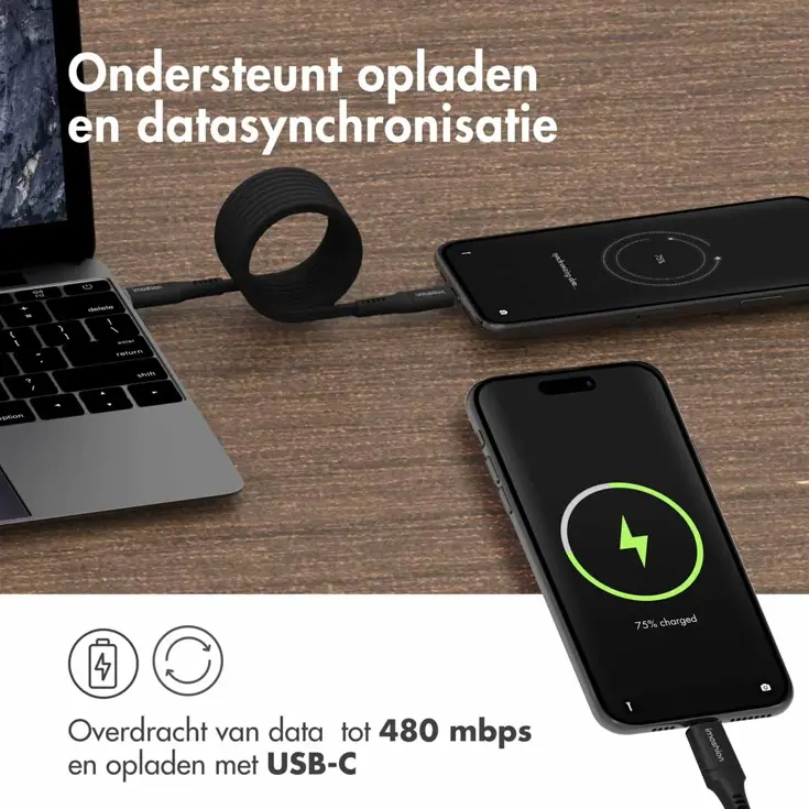 Magnetische kabel USB-C to USB-A