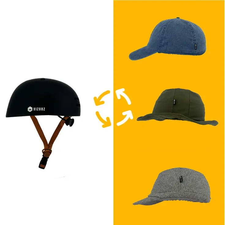 SwitchCap fietshelm - White Cap