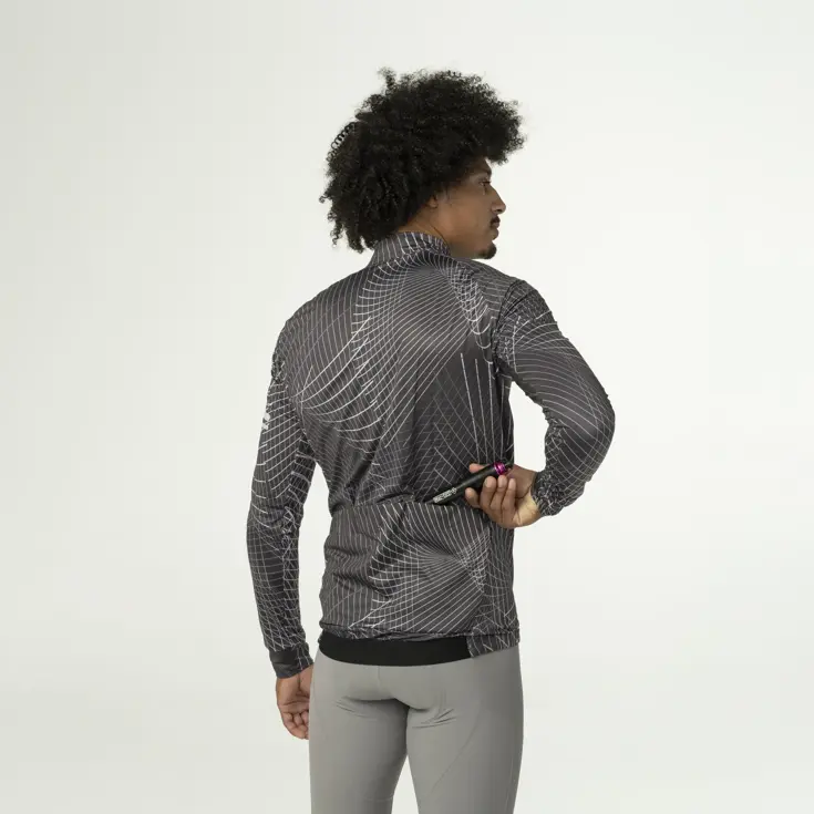 Nocturnal Lines Fietsshirt Lange Mouwen Heren