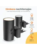 Goliving Nachtlampje Stopcontact - 2 stuks