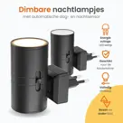 Goliving Nachtlampje Stopcontact - 2 stuks