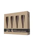 Camping champagneglazen – 4 stuks – onbreekbaar
