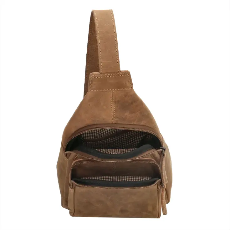 Idaho - Schoudertas / Slingbag - Leer