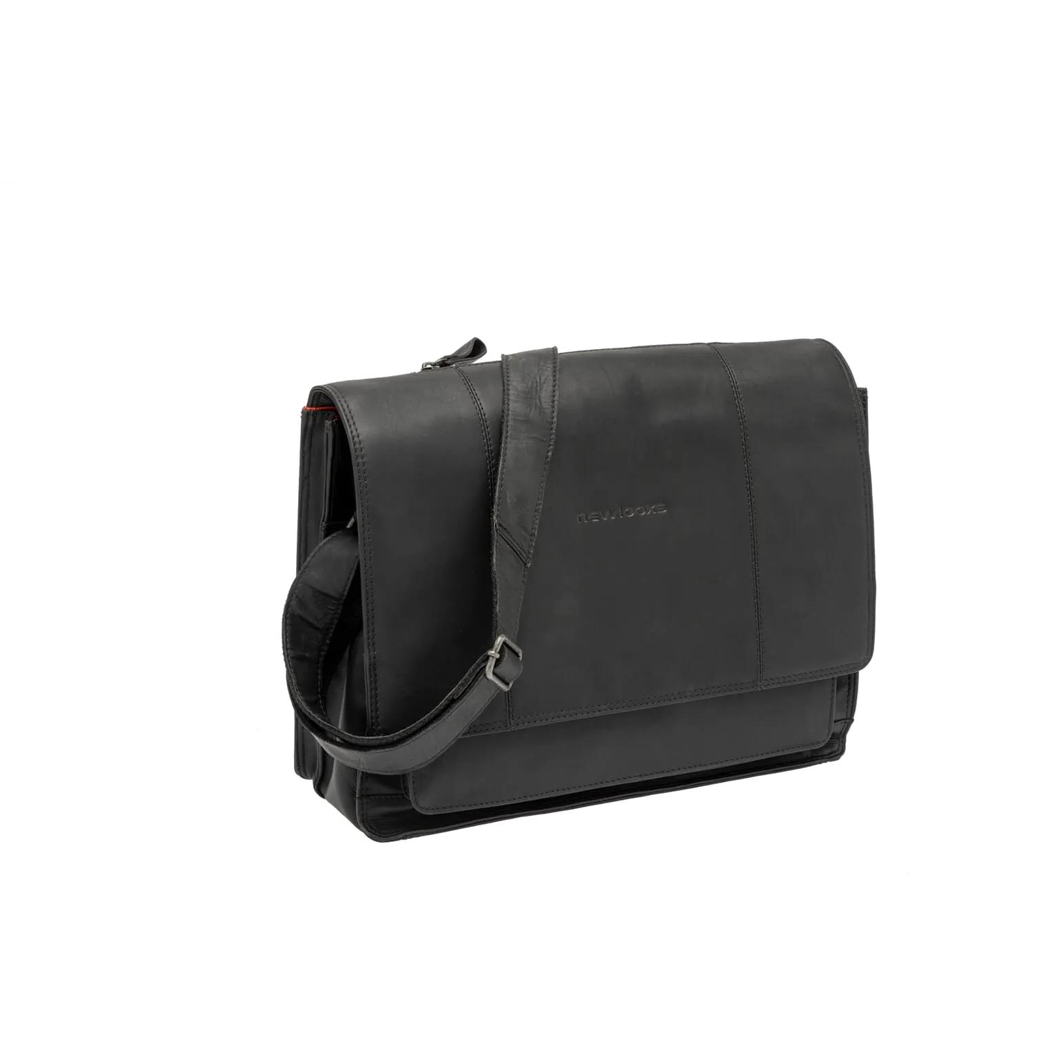 New Looxs  fietstas Fellini leer zwart 19L  Zwart