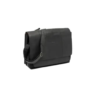 New Looxs fietstas Fellini leer zwart 19L
