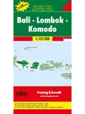 Wegenkaart F&B Bali, Lombok, Komodo