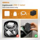 Universele Wereldstekker met kabel - 70W