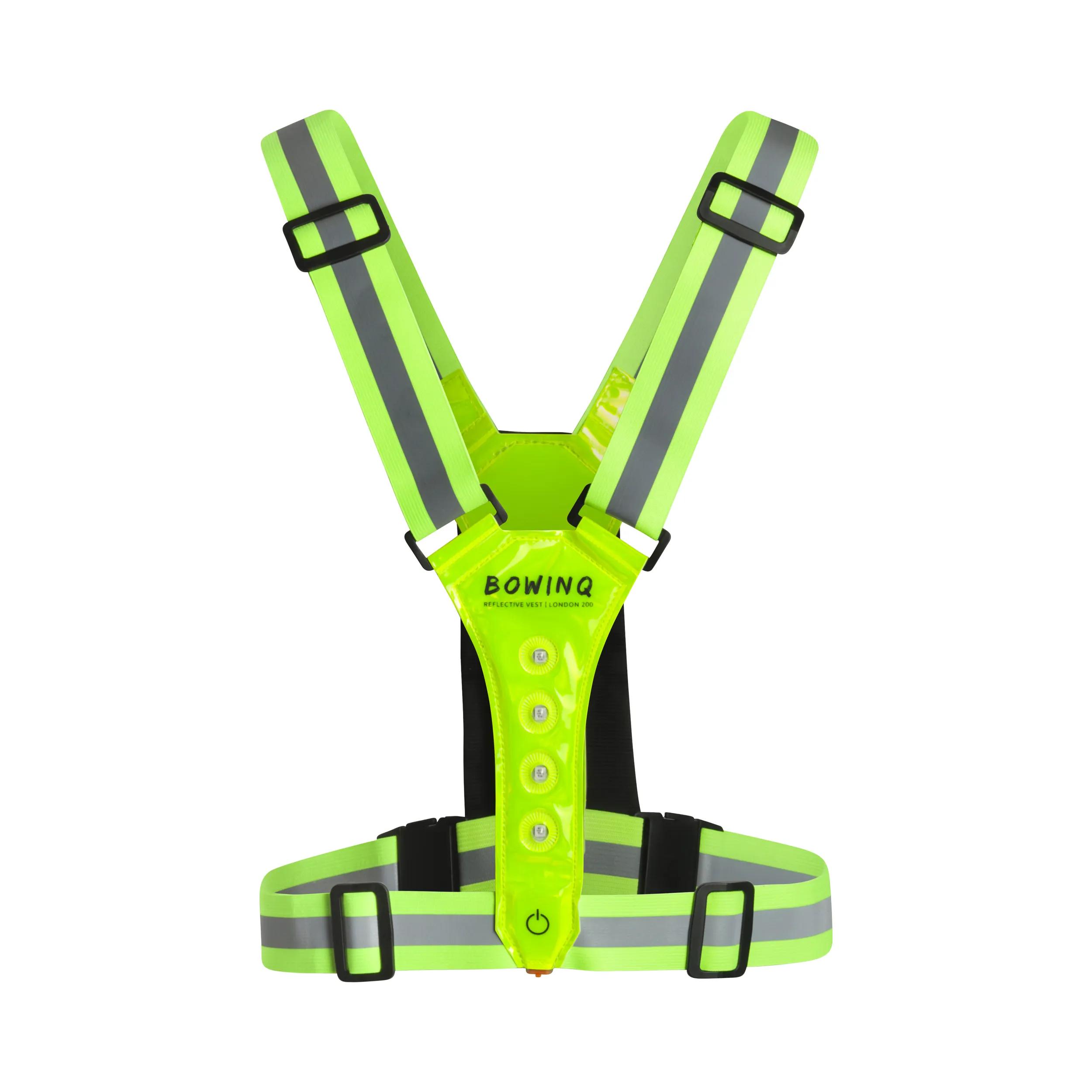 Bowinq  London 200  Led vest  USB-C  Fluor Geel