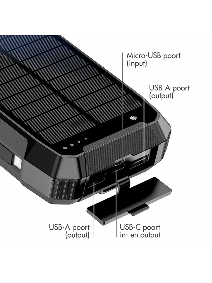 Solar Powerbank 30.000 mAh