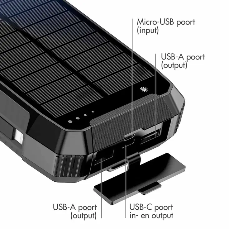 Solar Powerbank 30.000 mAh
