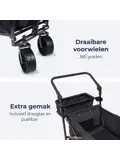 Bolderkar – Tot 120KG – 90L – Zwart