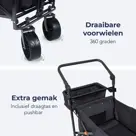 LifeGoods Bolderkar - Tot 120KG - 90L