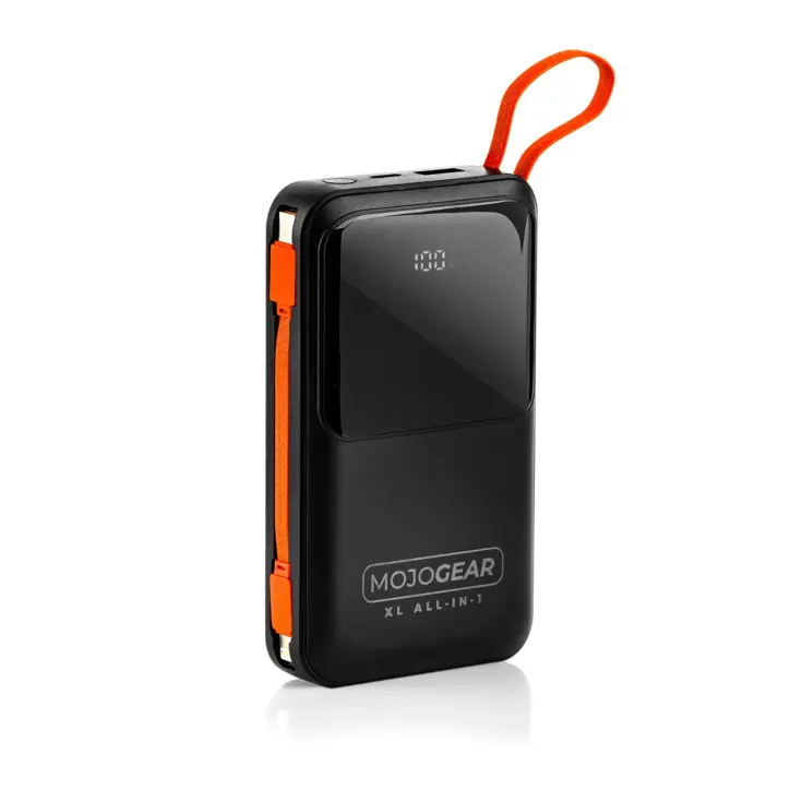 MOJOGEAR 20.000 mAh Powerbank met Kabels