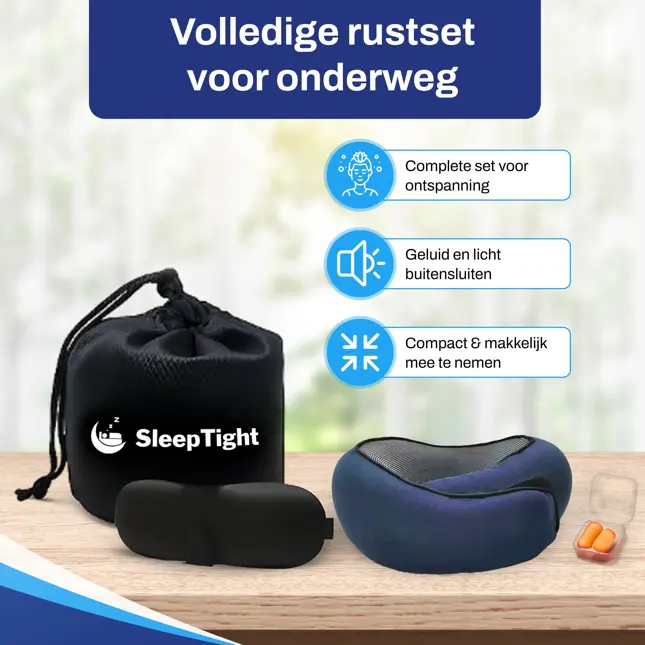 Nekkussen Vliegtuig Ergonomisch - Reiskussen Set
