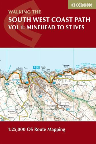 Kaartgids Booklet South West Coast Path Map 1