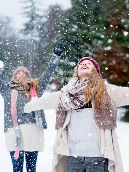 Selfie van stel bij mij uitzicht