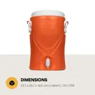 Pinnacle Platino 5 Gallon Drankkoeler - 20L