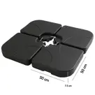 Parasoltegels - Parasolvoet - Vulbaar Tot 80kg