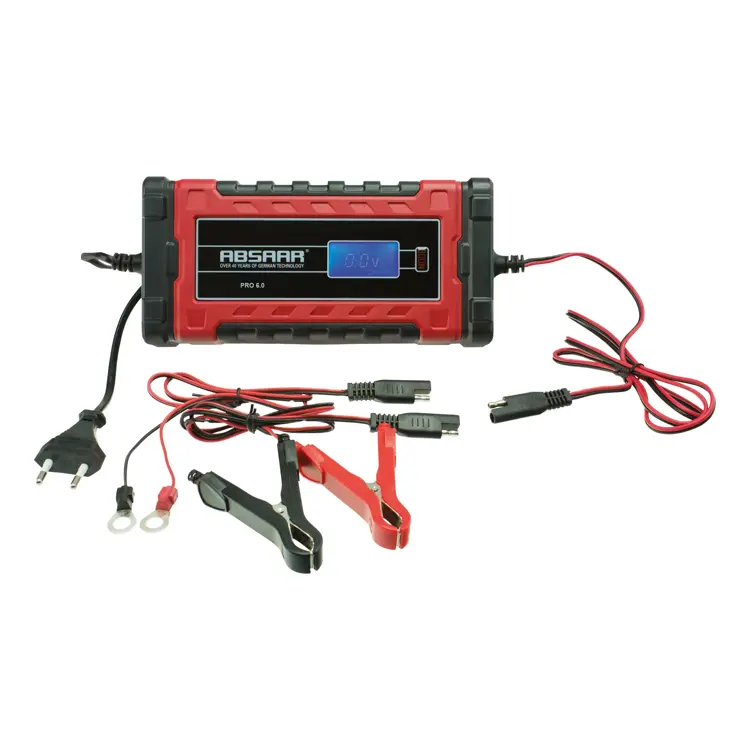 Processor gestuurde 11-staps acculader 12V/24V