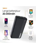 Powerbank 20000 mAh - 22.5W Snellader