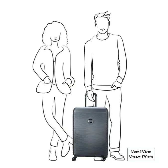 Delsey Freestyle koffer / 70 L