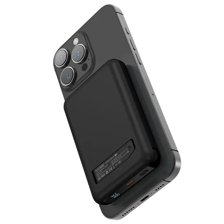 NovaMag Qi2 Powerbank 10.000mAh — Zwart