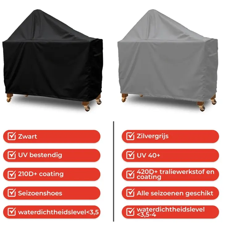 Barbecue tafelhoes 165x65x80x115 cm