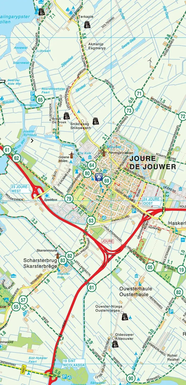 VVV Fietskaart 03 Friese Meren