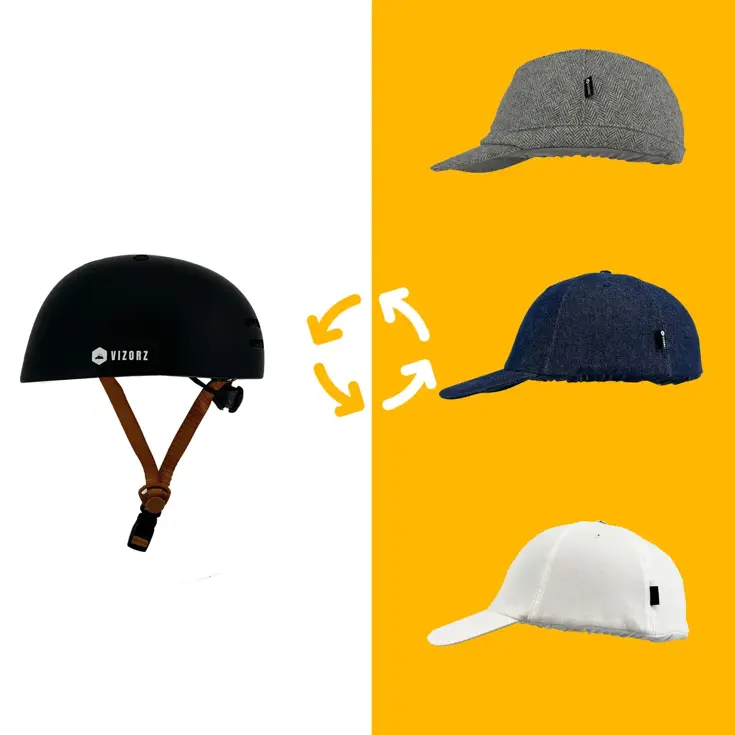 SwitchCap fietshelm - Green Flower Cap