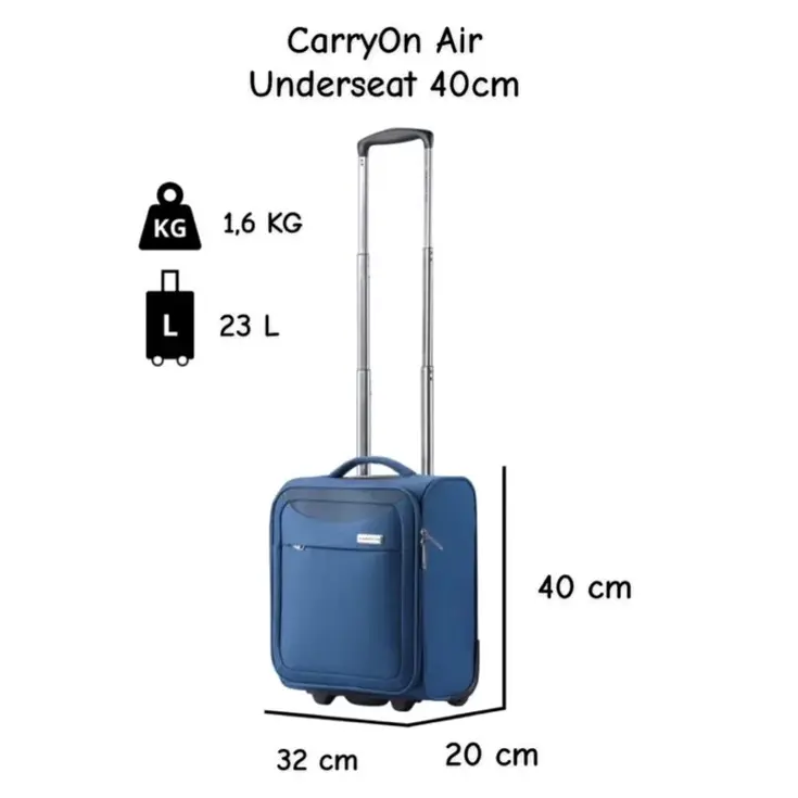 Air Underseat handbagage 40cm