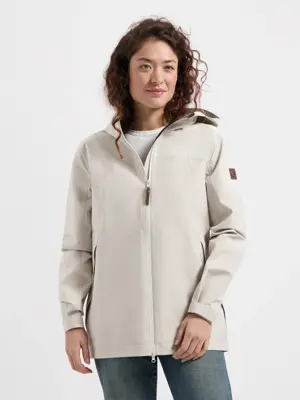 Jannike Dames - Hardshell Jas - Zand