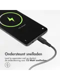 Gevlochten USB-C naar USB-C kabel
