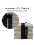 Reiskoffer XS ABS 29L met TSA-slot en 360° wielen