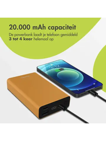 Mini Powerbank 20.000 mAh