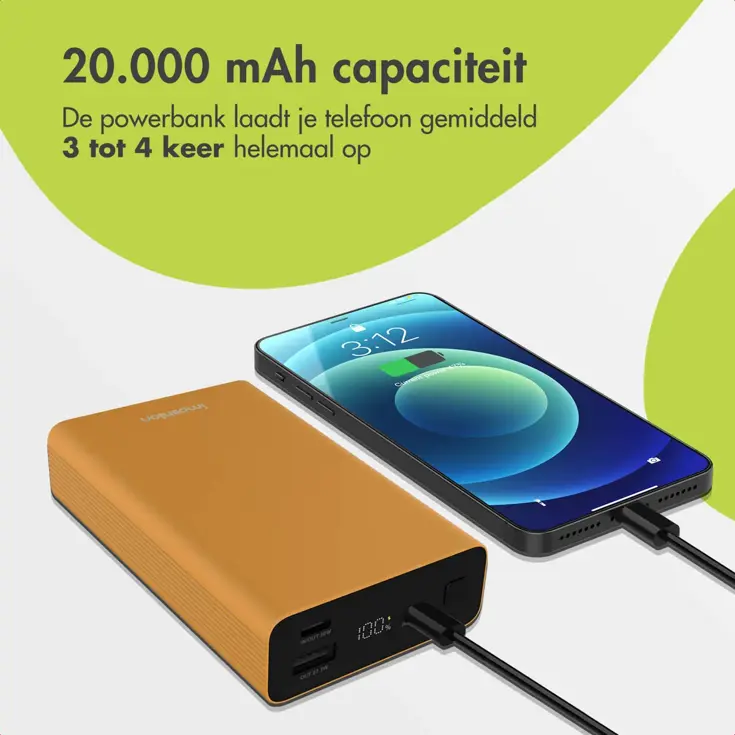 Mini Powerbank 20.000 mAh